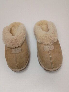 UGG Coquette Sheepskin Slippers Sand Women’s Size 7